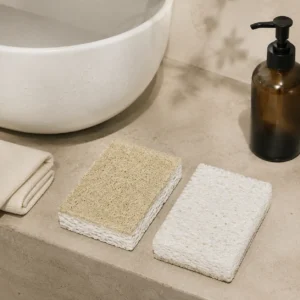 Loofah & Cellulose Composite Sponge